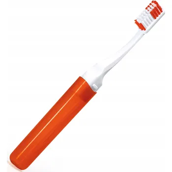 Zubní kartáček Kartáček Cestovní Zubní Kartáček hygienický a praktický ČERVENÝ