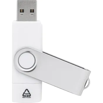 USB flash disk TwistDrive Plus USB flash disk RABS OTG 5 Přední strana, 24 x 13 Tampontisk, 1 barva