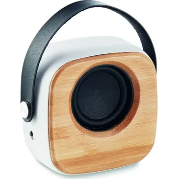 Bluetooth reproduktor Reproduktor s bambusovým čelem bez potisku bez potisku 5 bez potisku