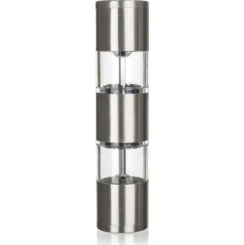 Mlýnek na koření mlýnek na koření 19x4,5cm 2 v 1 CULINARIA Duo nerez/akryl 0.23 Kg MTA MAXMIX Sklad14 369811 (0.23 Kg Šířka přepravní: 5 cm MTA MAXMIX Sklad14 369811)