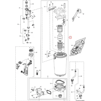 Kotel Junkers Tepelný výměník 30kW Bosch Buderus 8716766544