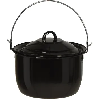 Hrnec hrnec závěsný 20cm, 3,3l, s poklicí, smalt/uhlík.ocel ČER 0.76 Kg MTA MAXMIX Sklad14 387170 ( MTA MAXMIX Sklad14 )