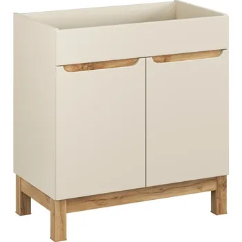 Koupelnový nábytek Koupelnová skříňka BALI kašmír 82-80, pod umyvadlo 80, umyvadlo SKY 80 D NE