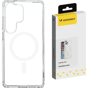 Pouzdro na mobilní telefon Pouzdro Wozinsky Ultra Clear MagSafe pro Samsung Galaxy S25 Ultra – čiré
