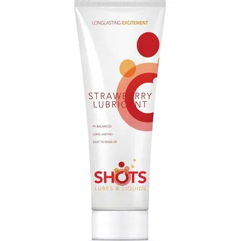Vodní lubrikant bezbarvý Shots s příchutí jahody 100 ml