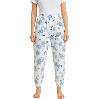 Body Teplé pyžamové kalhoty Aluška 724 XL modrá