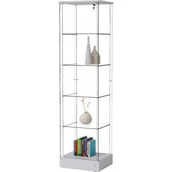 Knihovna Kovová vitrína 190 x 50 x 41 cm ALBO meble