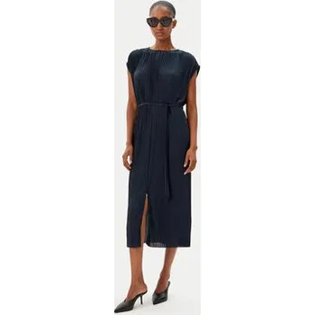 Dámské šaty BOSS Koktejlové šaty Emaura 50521881 Tmavomodrá Regular Fit M