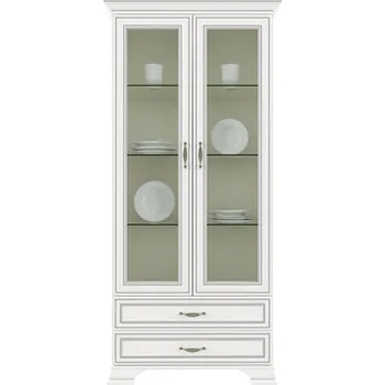 Šatní skříň Signal-nabytek VETICA Vitrína 99 cm krémová