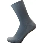 KNITVA Zdravotní ponožky bez lemu NELA - 10 párů šedá střední 45