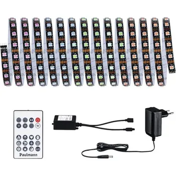 LED páska LED pásek Paulmann 78888 EntertainLED Dynamic Rainbow set RGB 10,5 W 5 m černý
