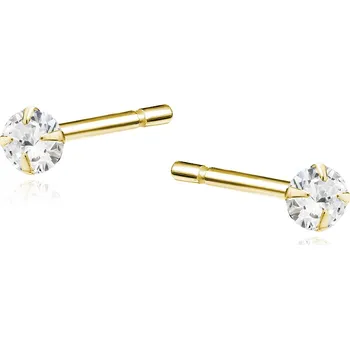 Náušnice Pozlacené náušnice ANNIKA 3 mm Ag 925/1000