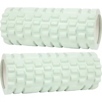 Masáž MASÁŽNÍ VÁLEC ROLLER SE VÝSTUPKY ZELENÝ 33X14 CM MASÁŽ RELAXACE SVALŮ