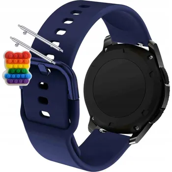 Pouzdro na mobilní telefon Řemínek Řemínek pro Samsung Galaxy Watch 5 Pro 45mm, Silikonový Tmavě Modrý Smyčka