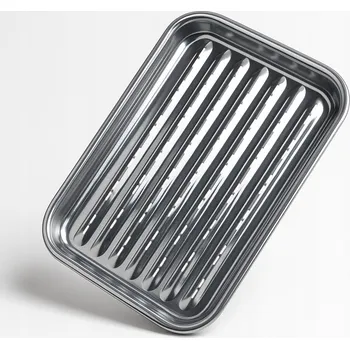 Grilovací tácek nerezová ocel Gardenko obdélníkový 34,8 x 24,2 cm