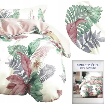 Povlečení Povlečení 160x200 3 dílů bavlněný satén AIDA komplet 2x povlak na polštář