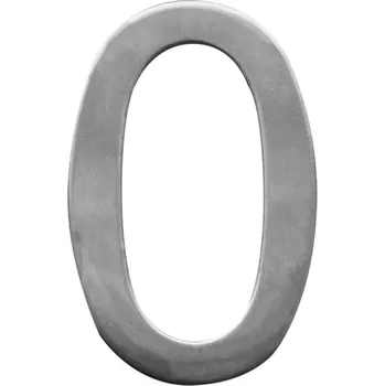 Domovní cedule číslo domovní STAR č.0 75mm nerez (0.02 Kg Výška přepravní: 14,5 cm MTA MAXMIX Sklad14 500507)