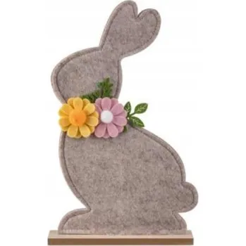 Obraz LIVARNO home Velikonoční zajíc – dekorace ze dřeva a plsti