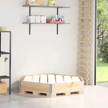 OMAXI Vyvýšený záhon šestiúhelník 160 x 160 cm masivní borové dřevo 858864