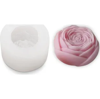 Svíčka Silikonová forma na svíčky, vosk, mýdlo, odlitky - pivoňka