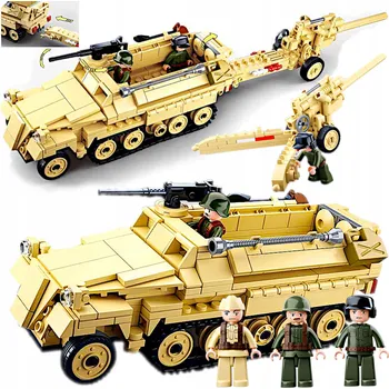 ostatní stavebnice Stavebnice Německý polopásový tank M38 Sluban M38-B0695