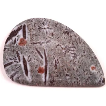 Přírodní kámen Kabošon Hornblende č.6353 (42x30x5mm)