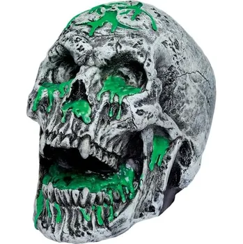 Party dekorace Ghoulish - Dekorativní radioaktivní lebka -