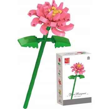 ostatní stavebnice MINI KREATIVNÍ STAVEBNICE KVĚTINY 3D KAMÉLIE 81 dílů 749-6