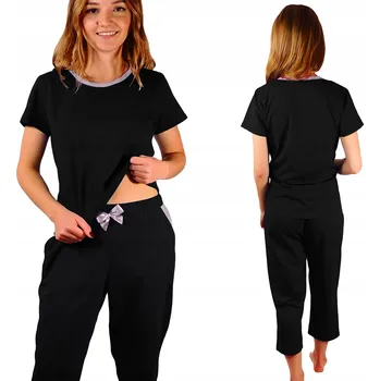 Dámské pyžamo Dámské pyžamo s 3/4 kalhotami bavlna Česká výroba S