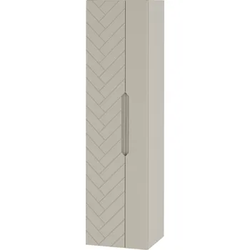Šatní skříň ASPEN-10 - Vysoký sloupek se 2 dvířky, 130 cm, Kašmír