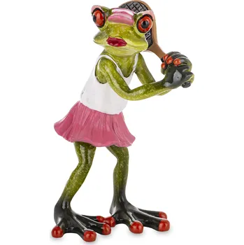 Keramická žabka – sportovní tenistka