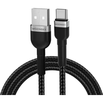 Datový kabel Kabel Wozinsky WNBAC2 USB-A / USB-C 2,4A 2 m - černý