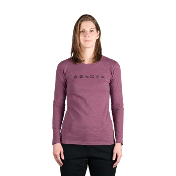 Dámské tričko Northfinder Dámské tričko z organické slub bavlny ELIANNA, růžová, M