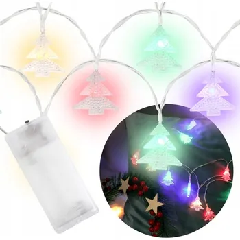 Vánoční dekorace Vánoční osvětlení na stromeček DOMAREX do interiéru 2 m, 11 - 20 světýlek