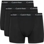 Pánské boxerky Calvin Klein černé bavlněné, velikost M, 3 ks