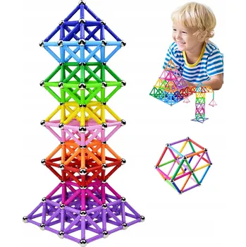 ostatní stavebnice Magnetické stavebnice Stavebnice kuličkami mega sada XXXL 204 ks