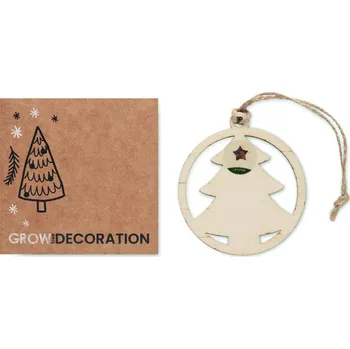 Vánoční ozdoba Dřevěná ozdoba, stromek bez potisku bez potisku 50 bez potisku