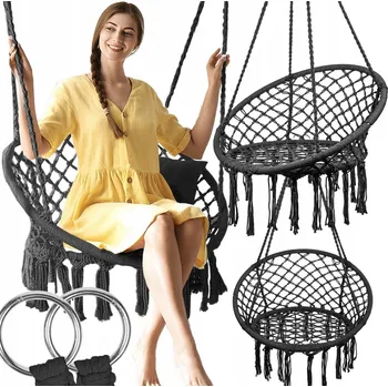 Zahradní houpačka Závěsná zahradní houpačka Trees 60 x 60 cm