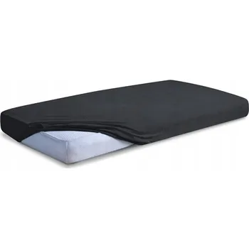 Prostěradlo Prostěradlo JERSEY Premium s gumou 120x200 Černé