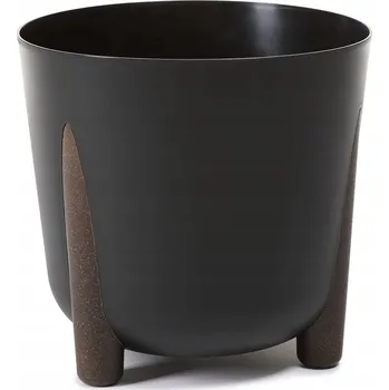 Květináč Květináč FRIDA průměr 30cm, výška 28,5cm, barva ČERNÁ
