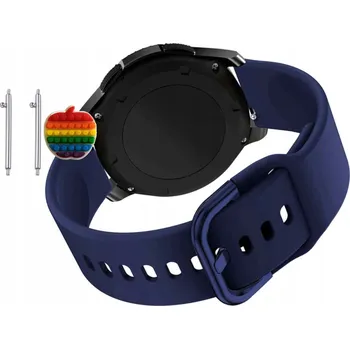 Pouzdro na mobilní telefon Řemínek Řemínek pro Fitpolo Chytré Hodinky AR01, Silikonový Tmavě Modrý Smyčka, nastavitelný