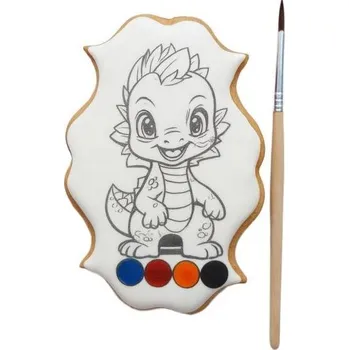 omalovánky Perníčková omalovánka dinosaursu 55g - I LOVE CAKES