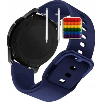 Pouzdro na mobilní telefon Řemínek Řemínek pro Samsung Galaxy Watch 3 45mm, Silikonový Tmavě Modrý Smyčka