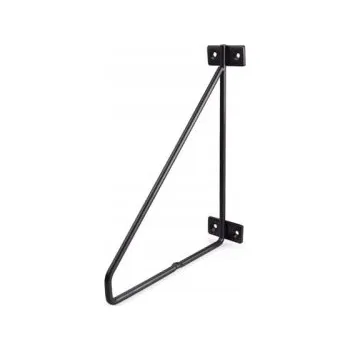 police Konzole / Držák pro závěsné police LOFT, kovové, černé