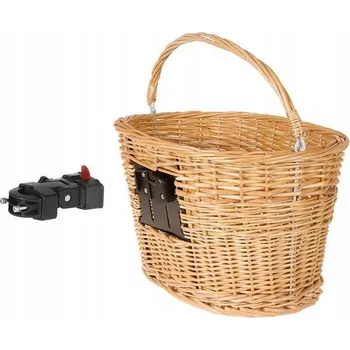 Košík na láhev Přední košík na kolo M-Wave clip hnědý