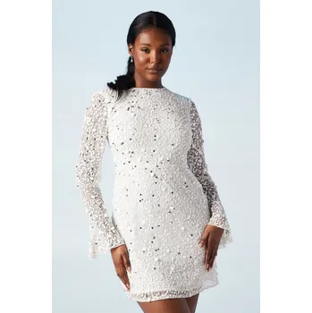 Dámské šaty Coast svatební šaty s dlouhým rukávem krátké (mini) velikost 46