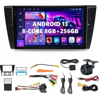 Mobilní telefon ANDROID 13 RÁDIO pro BMW E90/E91/E92/E93 (2005-2012) s ANDROID AUTO a CARPLAY, 8GB RAM / 256GB Úložiště