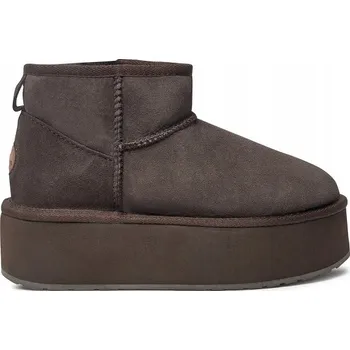Dívčí sněhule Sněhule EMU Stinger Micro Flatform Chocolate W13082-CHOC Velikost 36