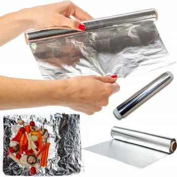 Potravinová fólie FÓLIE HLINÍKOVÁ POTRAVINÁŘSKÁ SILNÁ GASTRONOMICKÁ