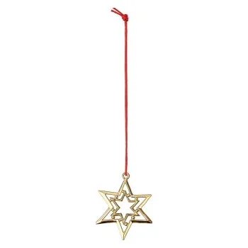 Vánoční ozdoba Vánoční ozdoba Trundle Star Gold 8 cm